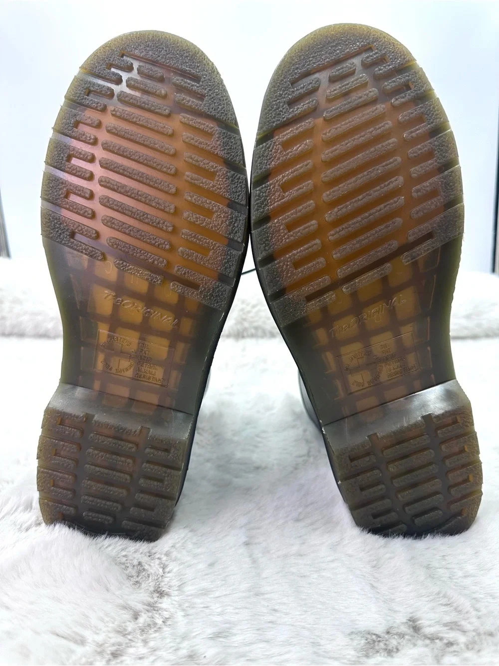 Dr. Martens 1460 Smooth Leather Lace-Up Combat‎ Boots Black Men’s Size 9